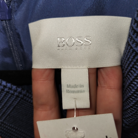 BOSS Dechesta Glen Plaid Sheath Dress - Picture 7 of 10